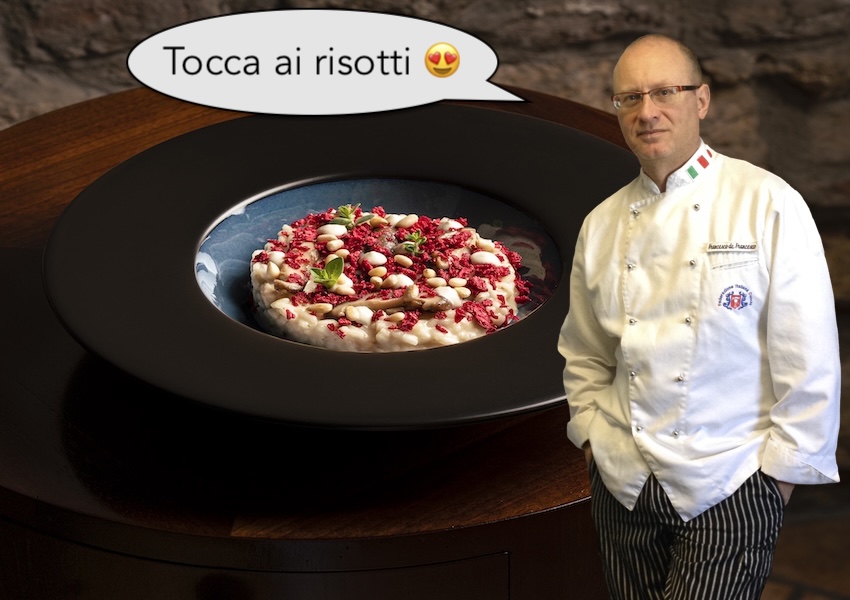 L'ultimo corso sui risotti, presto arriveremo ai saluti.